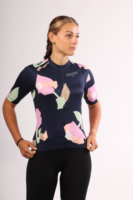 Maillot de vélo Maloja SchneckM night sky fieldflower