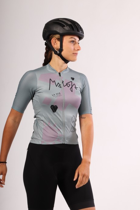 Maillot de vélo Maloja BleesM sage