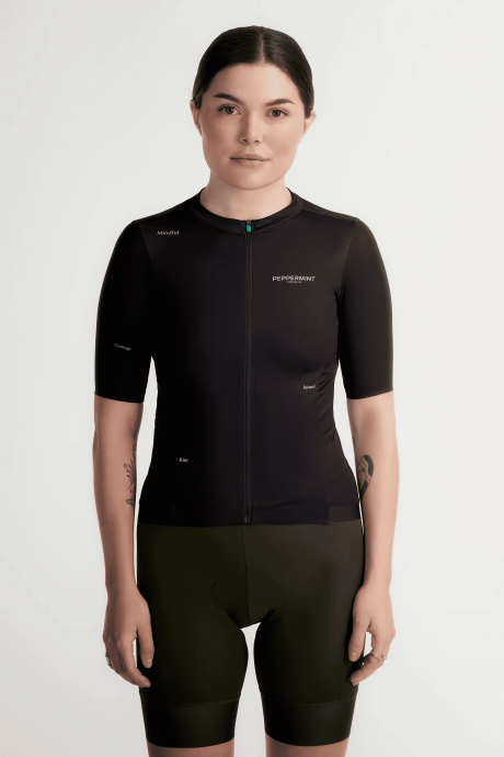 Maillot de vélo Peppermint Signature Jersey Black