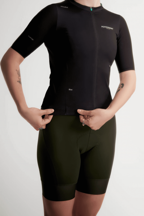 Maillot de vélo Peppermint Signature Jersey Black