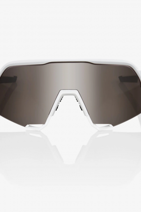 Lunettes de sport 100% S3 Matte White Hipper Silver Mirror