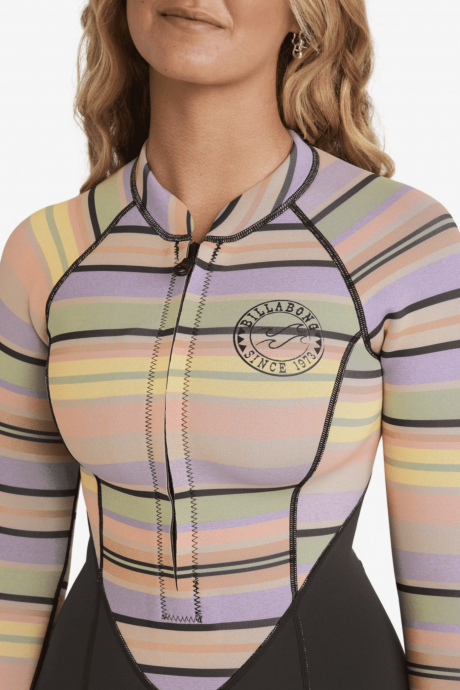 Springsuit à manches longues 2/2 mm Billabong Salty Dayz Black Multi