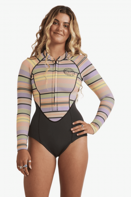 Springsuit à manches longues 2/2 mm Billabong Salty Dayz Black Multi