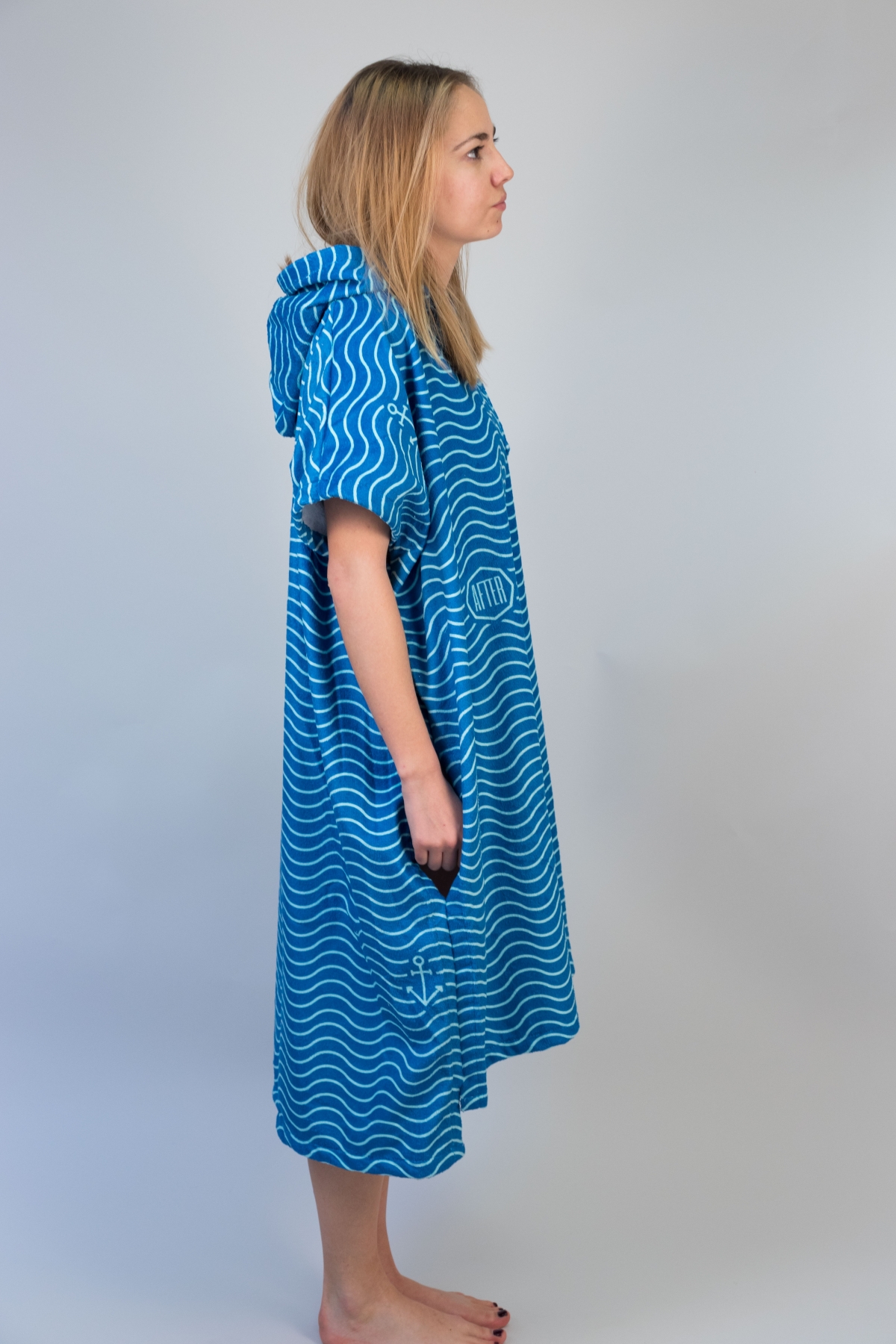 Poncho After Essentials Waves Marine