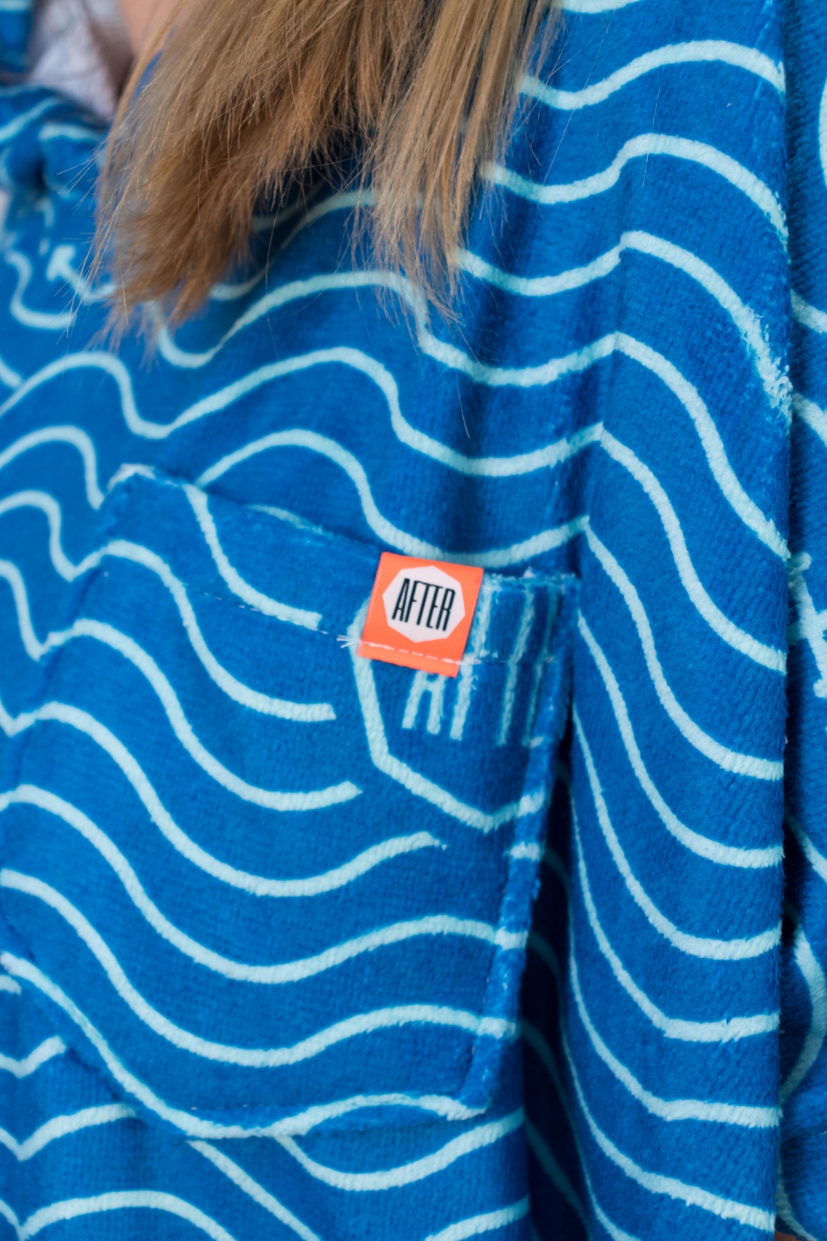 Poncho After Essentials Waves Marine