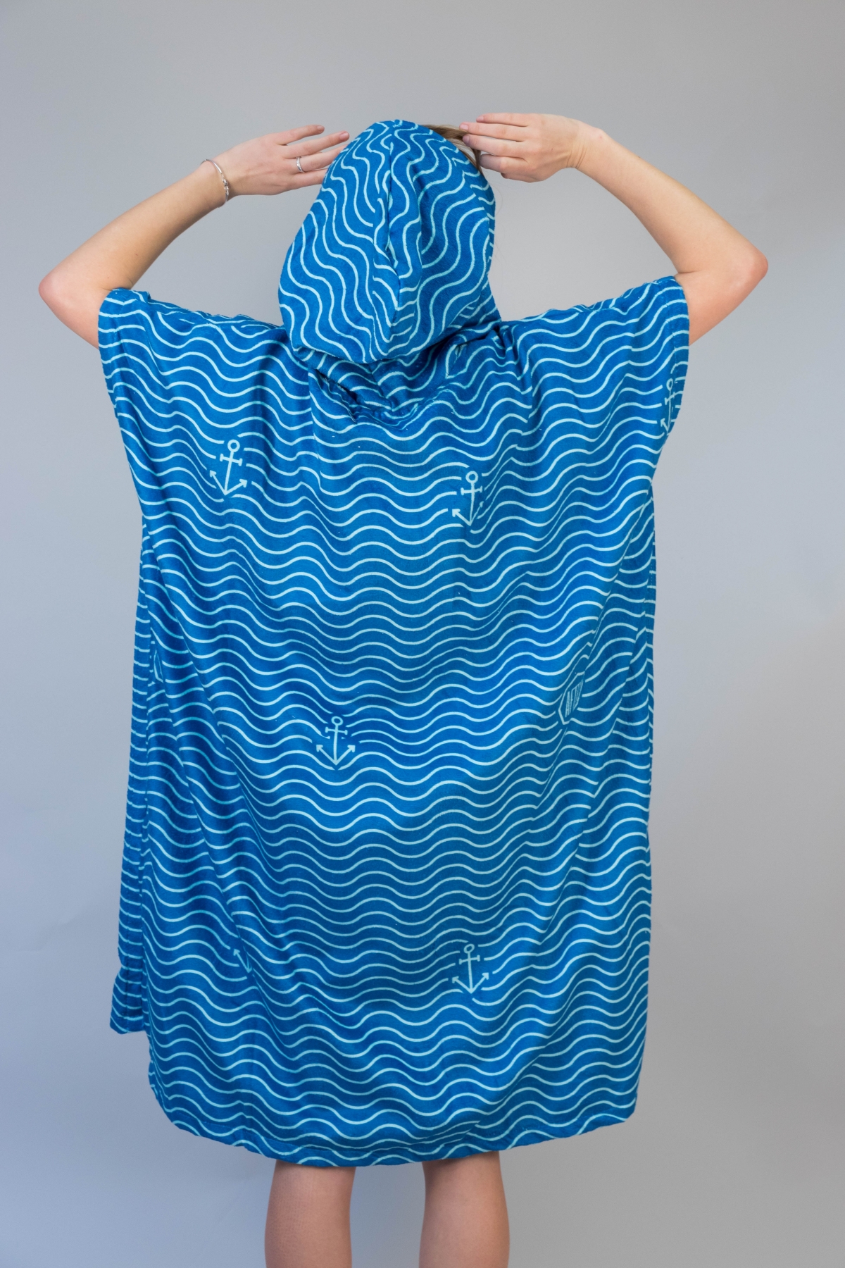 Poncho After Essentials Waves Marine